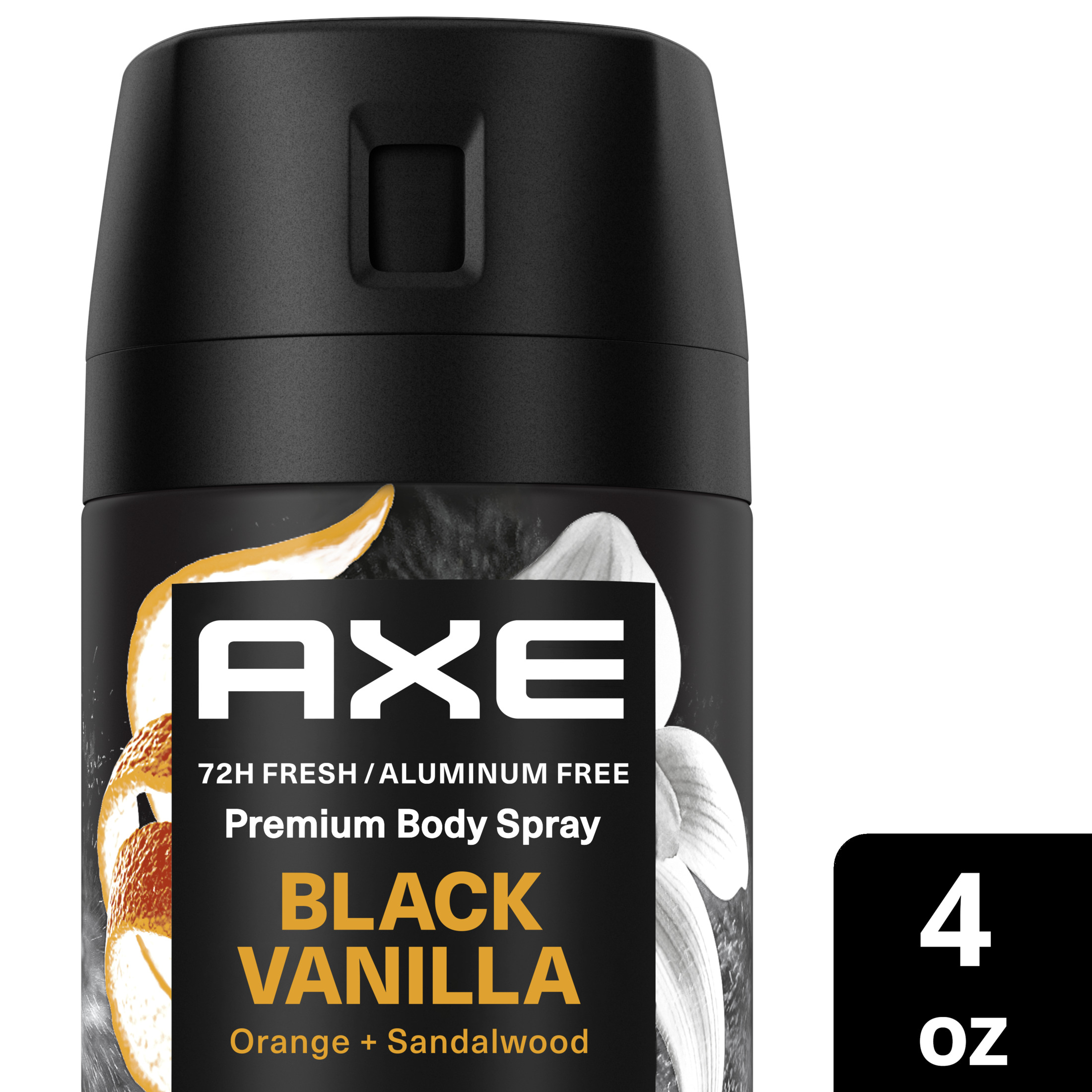 Axe Fine Fragrance Men's Fresh Deodorant Body Spray Black Vanilla, Aluminum Free, 4 oz - image 2 of 10