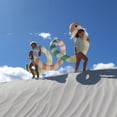 thumbnail image 5 of Sunnylife: Giant Inflatable Noodle - Poolside Sorbet Stripe - 96" Oversized Inflatable Twisting Snake Body Tube, Pastel, Pool & Water Play, Kids 6+, 5 of 10