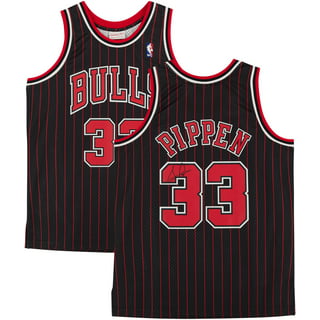 Men's Mitchell & Ness Scottie Pippen Red Chicago Bulls 1997-98 Hardwood Classics 75th Anniversary Diamond Swingman Jersey