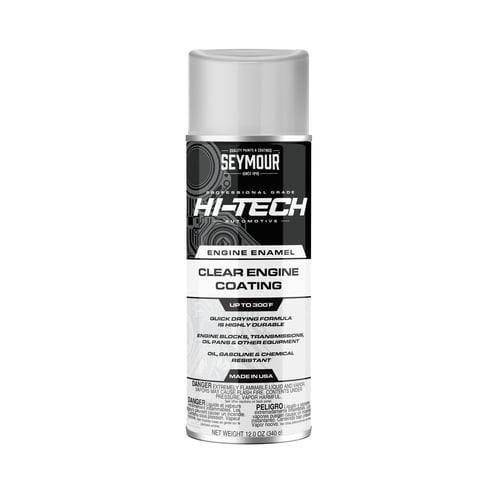 New Seymour Hi-Tech Engine Coating Spray Paint, Gloss Clear En70