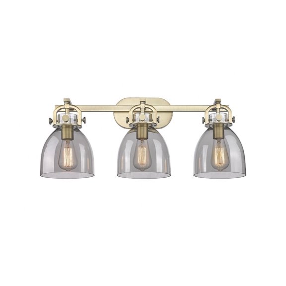 Innovations Lighting - Newton Bell - 3 Light Bath Vanity In Industrial