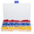 thumbnail image 1 of 120pcs Butt Splice Heat Shrink Connectors Wire Terminals Wire Crimp Insulated Terminal Block Kit Crimpers Wire Connectors, 1 of 8