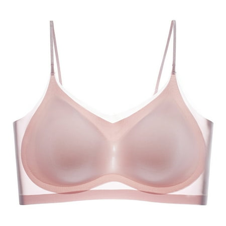 

Women s Comfortable Ultra Thin Silk Beautiful Back Seamless Anti Sagging Sports Bra Compression Bra for Women