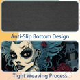 thumbnail image 4 of Alfombrilla de ratón con diseño de chica punk de pelo azul y base de goma antideslizante, cuadrada, protector para portátil, almohadillas de escritura, alfombrilla de ratón para juegos de, 4 of 7
