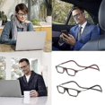 thumbnail image 2 of Gafas de lectura flexibles con cuello colgante, plegables y ajustables, gafas de lectura transparentes, 2 of 3
