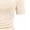 White, variant on Hinvhai Womens Basic Solid Color Tees Summer Short Sleeve Shirts Slim Fit Tight T Shirt Going Out Tops White XL(XL)
