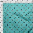 thumbnail image 2 of oneOone Georgette Viscose Fabric Geometric Line Ikat Print Sewing Fabric BTY 42 Inch Wide, 2 of 4