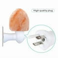 thumbnail image 6 of XZKING Himalayan Natural Salt Lamp Night Light Plug in, 360 Degree Rotatable Wall Plug with 2 Bulbs for Bathroom Bedroom,1 Pack, 6 of 10