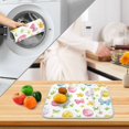 thumbnail image 3 of Yayeee Dish Drying Mat for Kitchen Counter 18" x 24" Microfiber Super Absorbent Coffee Decorative Pad, Colorful Easter Eggs, 3 of 9