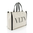 thumbnail image 2 of Pre-Owned Valentino Canvas Rockstud VLTN Grande Plage Small Tote, 2 of 10