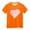 Orange, variant on Hienoo Toddler Girls T-Shirt Heart Print Short Sleeve T Shirt Casual Sports Tee Shirt