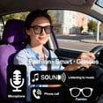 thumbnail image 2 of Gafas inteligentes inalámbricas Bluetooth con traducción MNVOEQ 140+, 2 of 9