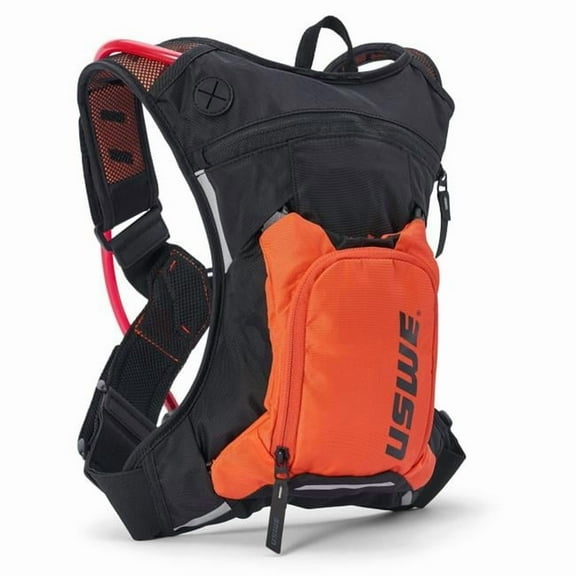 USWE 2033438 Moto Hydro Hydration Pack - 3 Liter - Black & Factory Orange