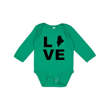 

Inktastic Love Maine Gift Baby Boy or Baby Girl Long Sleeve Bodysuit