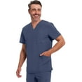 thumbnail image 4 of Infinity Cherokee V- Neck Men's Scrub Top with Rib Knit Back Panels with 3 Pockets and 360 Stretch - CK900A, 4 of 8