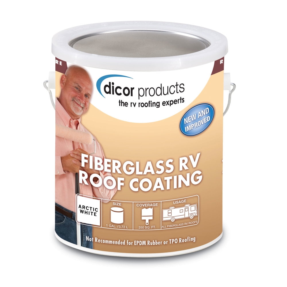 Dicor RPFRC1 Fiberglass Rv Roof Coating Wht