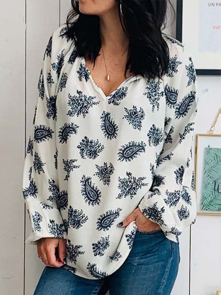Womens Printed Batwing Long Sleeve Baggy Top Ladies Plus Size Stretchy Shirt