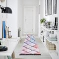 thumbnail image 4 of Yayeee Runner Rug for Bedroom 2'x6' Machine Washable Hallway Non Slip Mat, Pink Art Pattern, 4 of 8