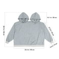 thumbnail image 6 of Beaupretty Funny Grey Matching Hoodie for Couples Two Person Oversize Pullover with Breathable Fabric, 6 of 8