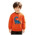 thumbnail image 4 of Toddler Boys Cotton Pullover Crewneck Sweatshirt Long Sleeve Cartoon Shirt Sweaters Tops for 6-12 Months 12-24 Months 2T 3T 4T 5T 6T 7T 8T 9T Children 4-5 Years, 4 of 5