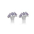 thumbnail image 1 of KATGI Fashion 18K Gold Plated Austrian Crystal Flowers Basket Charm Earrings, 1 of 1