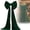 Dark Green, variant on Large Black Velvet Christmas Bow Tree Topper with Long Streamers Giant Bow for Christmas Tree Wreath Mantle Front Door Porch
