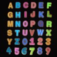 thumbnail image 4 of 36PCS Wristband Charm PVC Luminous Letter Shoe Charms Number Shoe Decorations, 4 of 10