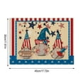 thumbnail image 3 of Dmlowu 4th of July Decorations Placemats Heat Proof Table Mats Memorial Day Decorations Non Slip Outdoor Placemats for Restaurants Dining Table Party Travel, 3 of 6