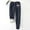 1-Navy, variant on gakvbuo Plus Size Christmas Leggings For Women Winter Warm Sherpa Lined Athletic Sweatpant Joggers Fleece Pants High Waist Stretchy Thick Leggings Plush Warm Thermal Pants Drawstring With Pockets
