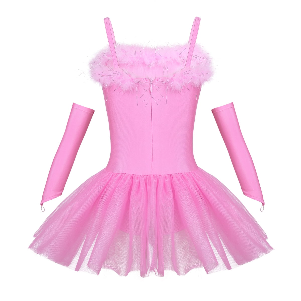 MSemis Kid's Girls Sequins Beads Flower Fairy Ballerina Ballet