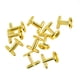 thumbnail image 1 of 10 Piezas Cabujón Bisel Marco Blanco DIY Mancuerna Oro Sunnimix Cuff Link en blanco, 1 of 7