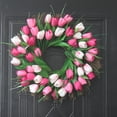 thumbnail image 5 of JHEHF Door Hanging Spring Flower Wreath Farmhouse Indoor Outdoor Window Wall Wedding Home Decor for Mother'S Day Arrangement Holiday Celebration Party Supplies, 5 of 8