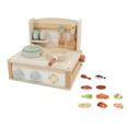 thumbnail image 3 of Juego de cocina de juguete de madera con juego de cocina de juguete y accesorios de utensilios de cocina para niños de 3, 4, 5, 6 y 7 años, 3 of 9