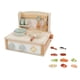 thumbnail image 3 of Juego de cocina de madera para niños con juego de cocina de juguete para cocinar en interiores y exteriores y accesorios de utensilios de cocina, 3 of 9