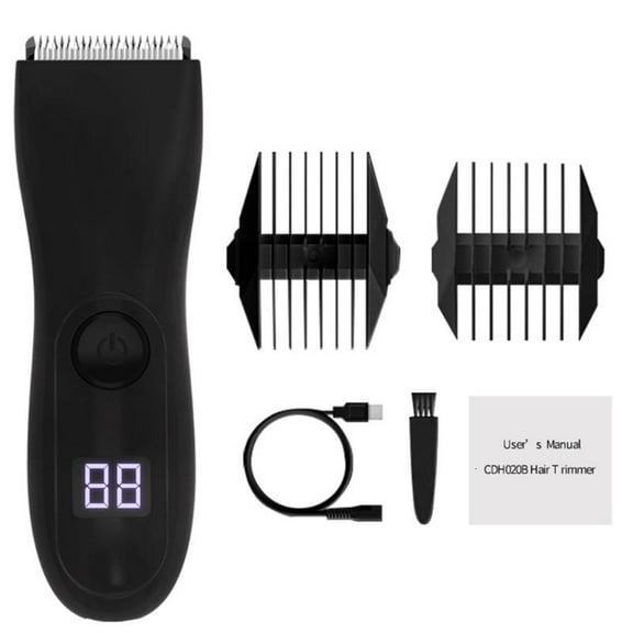 HONCLL Body Shaver Pubic Hair Trimmer for Men Manscape Groin Trimmer Body Hair Trimmer