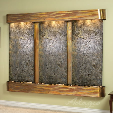 Deep Creek Falls Fountain - Rustic Copper - Rounded Edges - Choose Options
