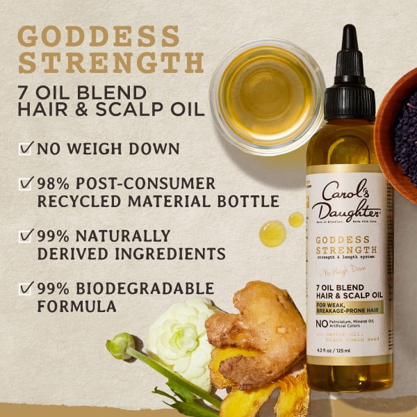 Carol's Daughter Carol's Daughter Goddess Strength Castor Hair Oil and Curl Restoration Concentrate Styling Cream for All Hair Types