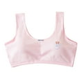 thumbnail image 5 of Pzocapte Girls Shirts Size 7-8 Girls Preppy Clothes White Shirt Girls Tank Tops Sport Bras Underwire Children Kid Underwear Bra Foam Clothes Underclothes Girls Sport 4Pc Undies Vest Girls Tops Spo, 5 of 9