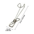 Jrocdr 12 PCS Stainless Steel Clothespins With Hooks Metal Long Tail