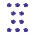 thumbnail image 2 of Monstrate 10 Uds. De flores de margaritas de arcilla artesanales, adornos pequeños hechos a mano duraderos, accesorios para de casa, regalos de Decoración del hogar Morado oscuro, 2 of 6
