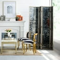 thumbnail image 4 of A&B Home Herero 4-Panel Decorative Screen-Color:Black,Style:Modern Chic, 4 of 4