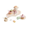 thumbnail image 1 of Juego de juguetes para el té de la tarde, juguete de comida de madera, accesorios de comida con cocina de comida Estilo C, 1 of 9