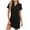 Black, variant on Women's Tennis Dress Sports Short Sleeve Casual Work V Neck Summer Workout Activewear Dresses