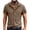 2# Army Green, variant on Mens Linen Shirt Short Sleeve Lightweight Wrinkle Free Casual Untucked Button Down Shirts Beach Breathable Tops Summer Light Blue M
