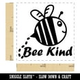 thumbnail image 2 of Be Kind Bumble Bee Kindness Self-Inking Rubber Stamp Ink Stamper - Yellow Ink - Small 1 Inch, 2 of 7
