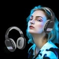 thumbnail image 2 of LSLJS Headwore Wireless Headphone Over Ear,Bluetooth Headset with RGB Light, Foldable Lightweight Binaural Stereo Headphone with Built-in Microphone,Long Lasting Playtime Christmas Gifts for Office PC, 2 of 6