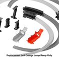 thumbnail image 3 of Replacement Parts for Hot-Wheels Playset GFH87 - Die-Cast Cars ~ Replacement Left Orange Jump Ramp, 3 of 6