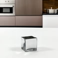 thumbnail image 5 of WGV International Decorative Glass Square Cube Vase, Candle Holder, 1 Piece 6" x 6" x 6" - Silver, 5 of 5