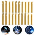 thumbnail image 3 of 20Pcs 1/4” Lathe Metal Cutter Tools Carbide Tipped Cutting Turning Tool Set Shank High Hardness Milling Welding Bit, 3 of 6