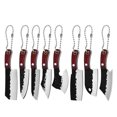 thumbnail image 4 of Mini Chef Knife Keychain with Sheath Multi-functional Pocket Knife Sharpener for Package Opener Box Cutter Letter Opener Camping Accessories, 4 of 7